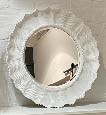 White Circular Mirror